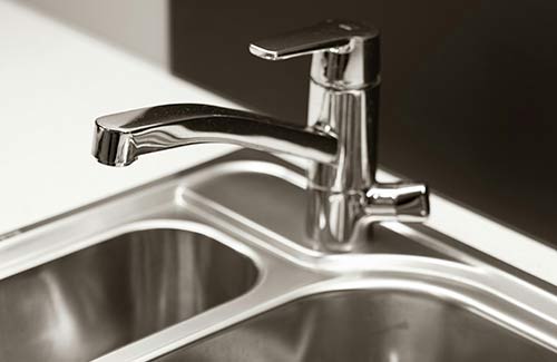Kitchen sink and faucet