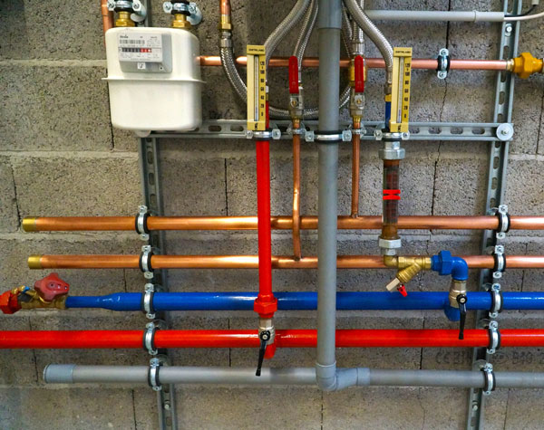 Plumbing water lines