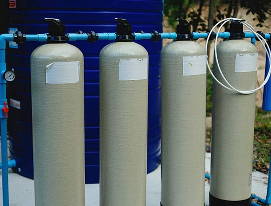 Water treatment system installed at a Dallas home